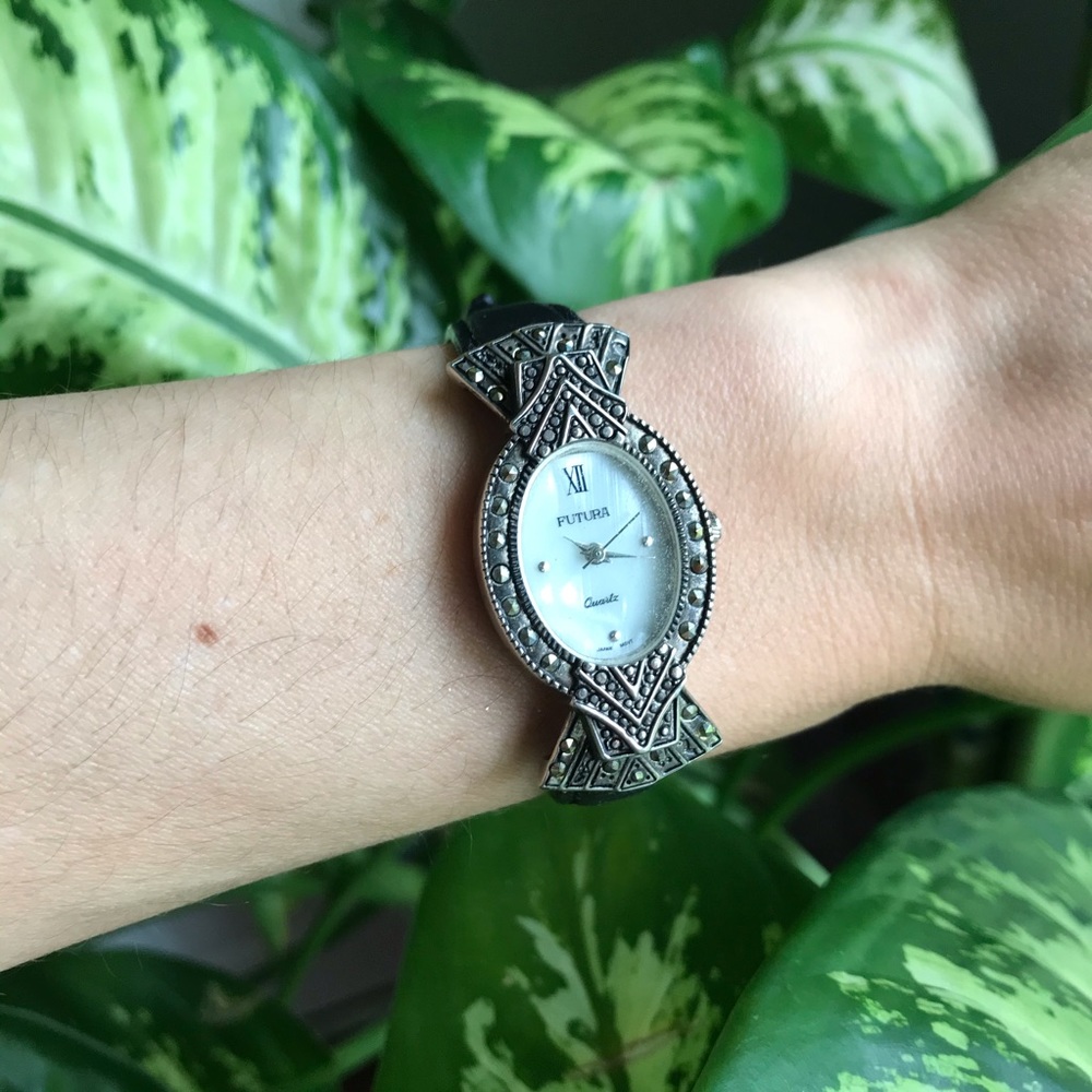 vintage marcasite watch